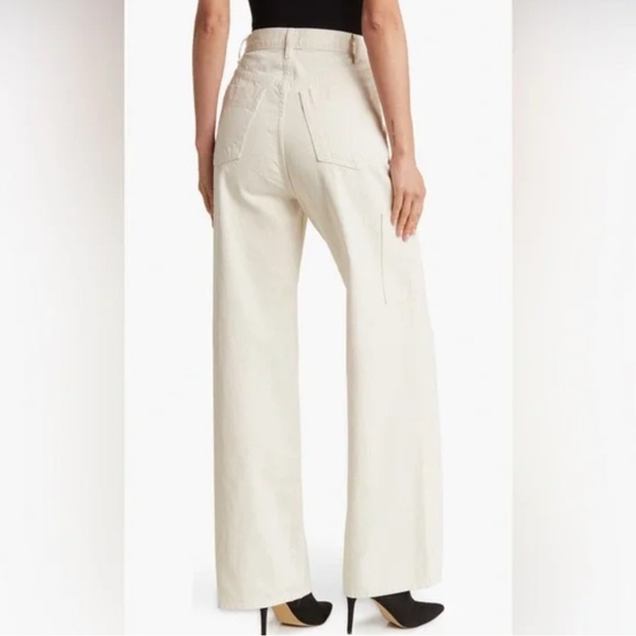 Frame High Rise Baggy Cargo Jeans - Picture 2 of 5